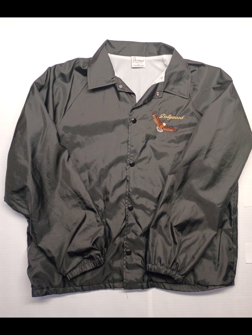 Vintage Dollywood Windbreaker Coach Jacket with Soaring Eagle 80's-90's
